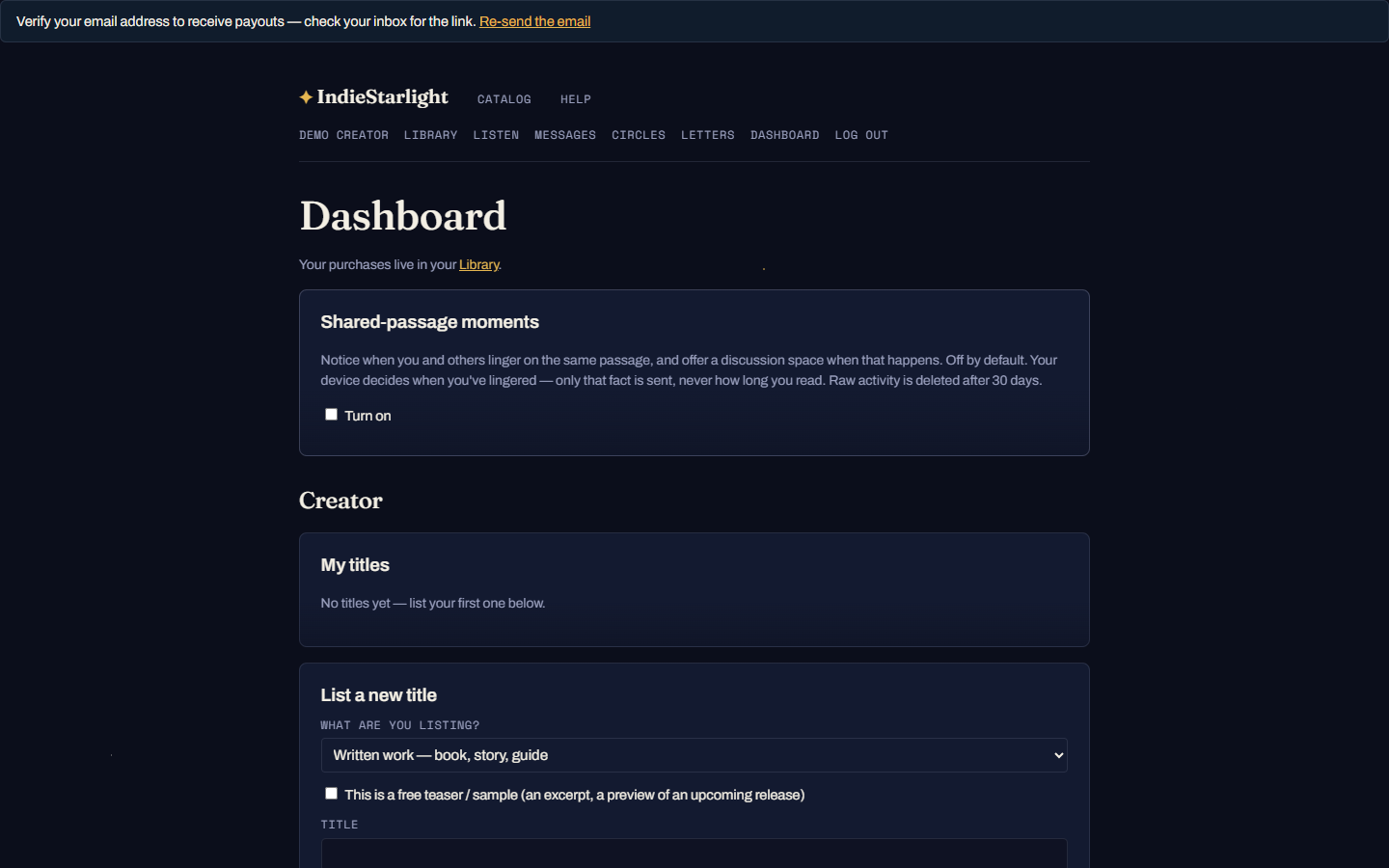 Meet your dashboard